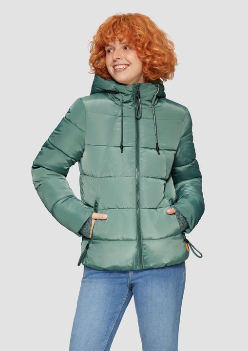 Actual product image S.Oliver Outdoor-Jacke Wattierte Steppjacke mit Kapuze (XXL)