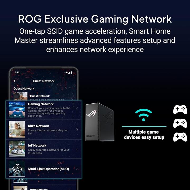 Actual product image ASUS ROG Strix GS-BE18000