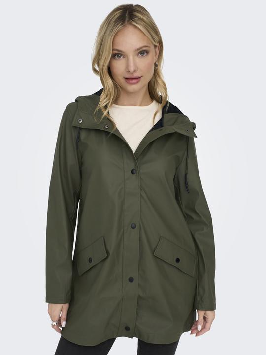 Produktbild Only Einfarbiger Regenjacke Regenmantel (M)