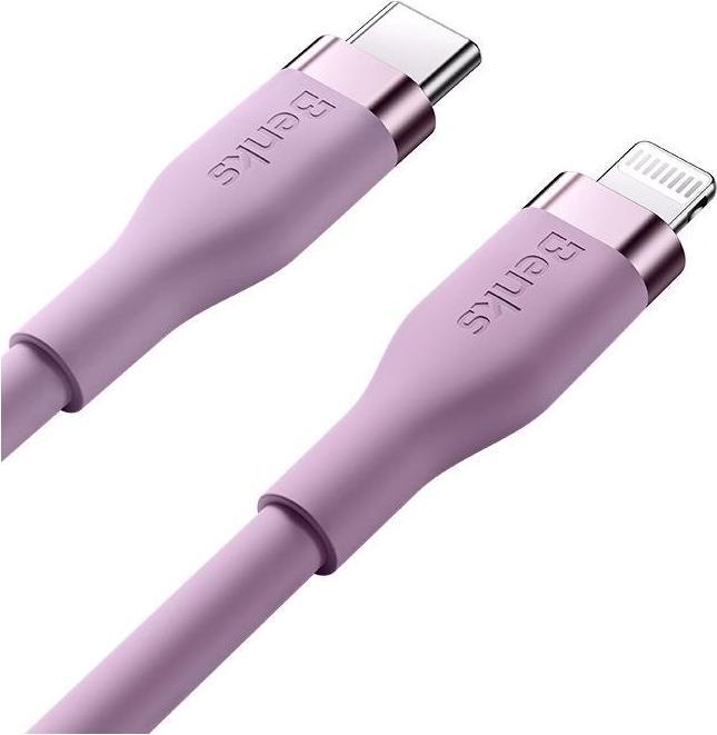 Actual product image Benks M19 Charging Cable MFI Pink (2 m)