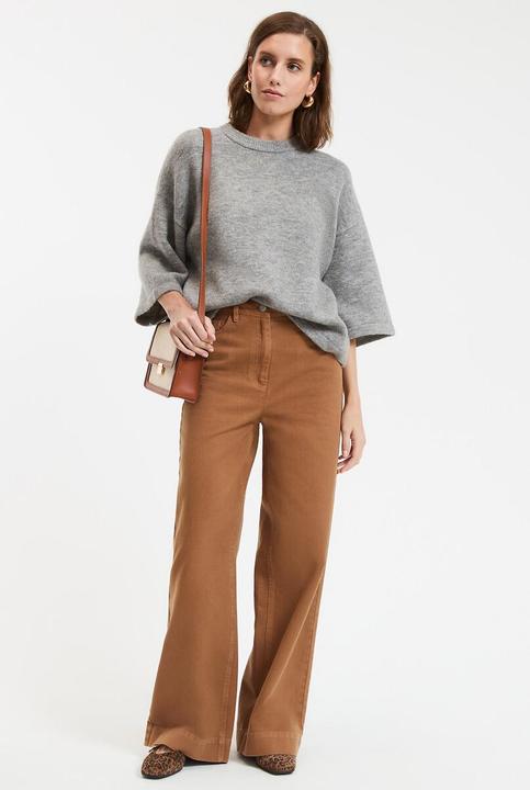 Produktbild La Redoute Collections Locker sitzender Pullover mit Rundhalsausschnitt aus Grobstrick (S)