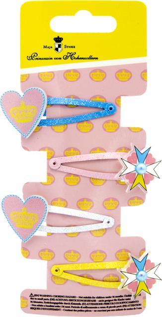 Image du produit Maja von Hohenzollern Ordre Du Coeur De La Princesse 4 Barrettes Sur Backercard 5x15 cm