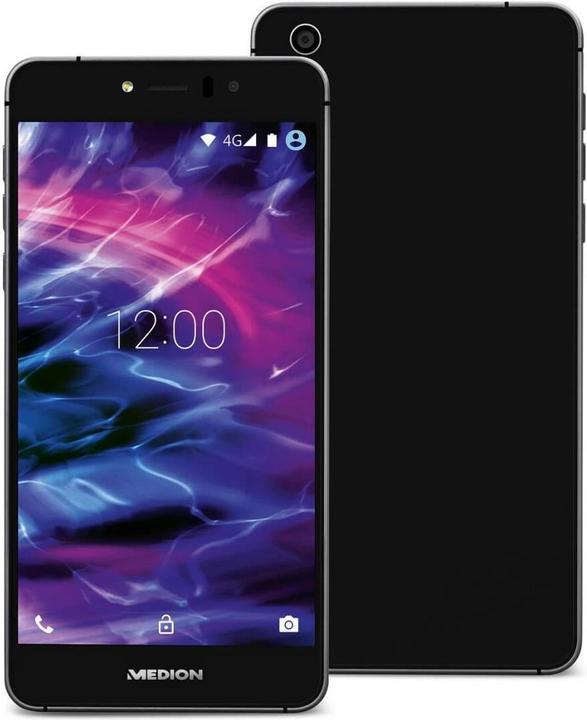 Actual product image Medion Life X5020 (32 GB, Black, 5", Dual SIM, 4G)