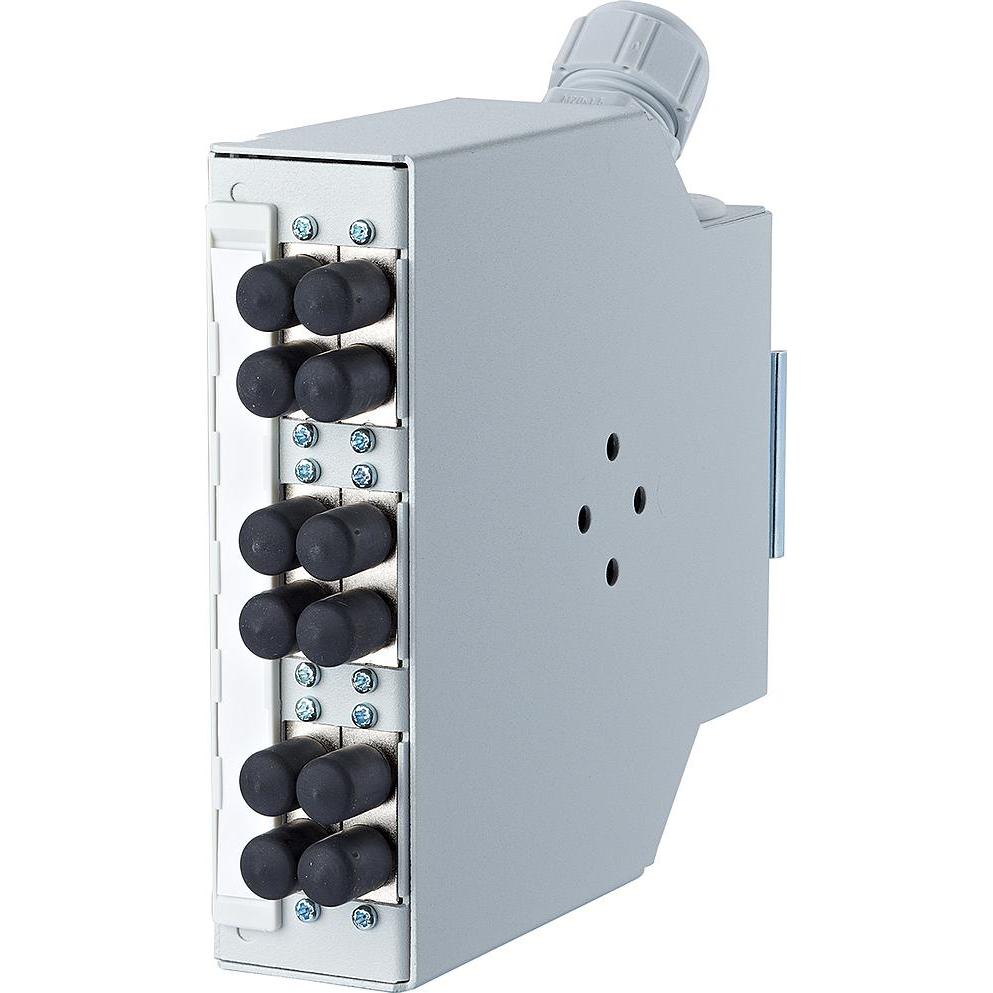 Metz CONN. LWL-Spleissverteiler 6xSC/ST- OpDAT REGplus 6SCSTD, Server Zubehör, Grau