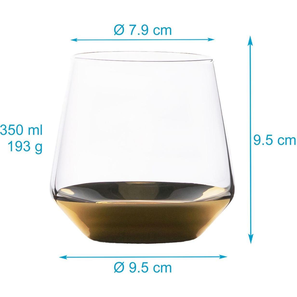 Thumbnail - Intirilife Trinkglas Set 350 ml, Trinkgläser, Transparent