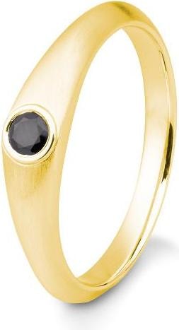 Image du produit Breuning BAGUE - BRILLANT 0,15 Ct. noir (66, Or 585/14 K)
