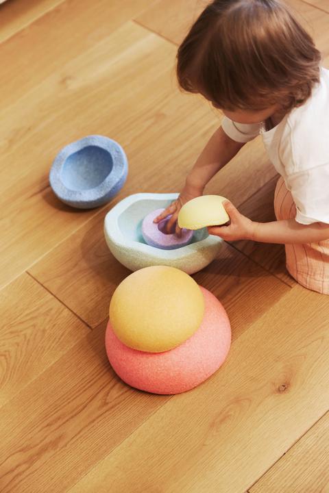 Immagine prodotto Stapelstein ® Inside Rainbow Pastel, set di 6