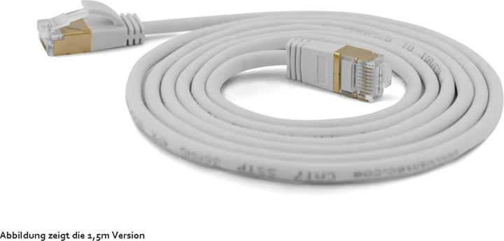 Wantec Extra ThinCat.7 Raw Cable SSTP Patch Cable (S/FTP, CAT7, 0.10 m)