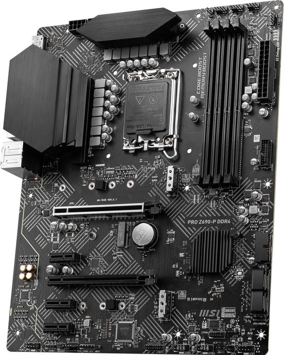 Image du produit MSI Pro Z690-P (LGA 1700, Intel Z690 (DDR4), ATX)