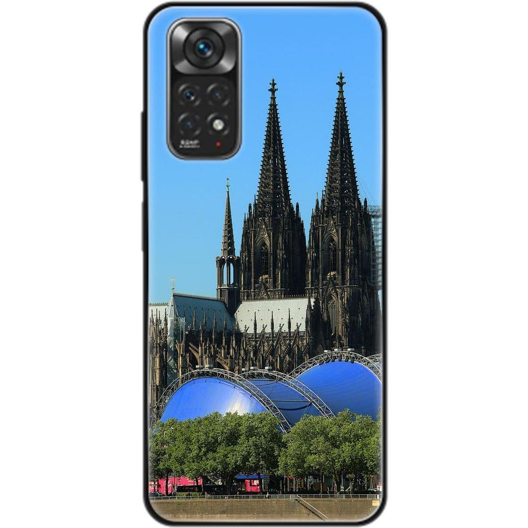 König Design Hülle Handy Schutz für Xiaomi Redmi Note 11 Case Cover Tasche Bumper Etuis TPU (Xiaomi Redmi Note 11), Smar...