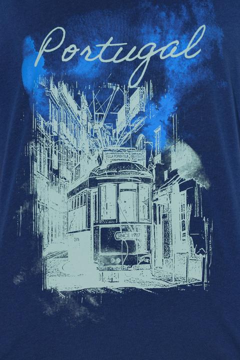 Produktbild Ulla Popken T-Shirt, Portugal, Oversized, Rundhals, Halbarm (62)