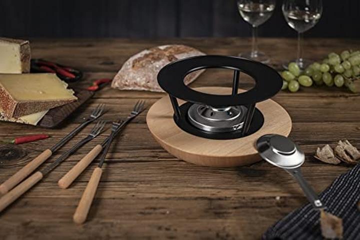 Actual product image Kuhn Rikon Rechaud with beech wood