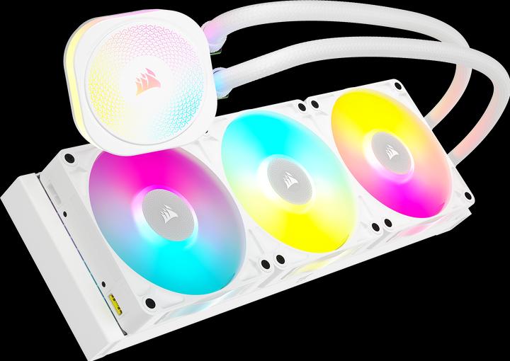 Image du produit Corsair iCUE LINK TITAN 360 RX RGB White AIO, 360mm Radiator, Liquid CPU Cooler