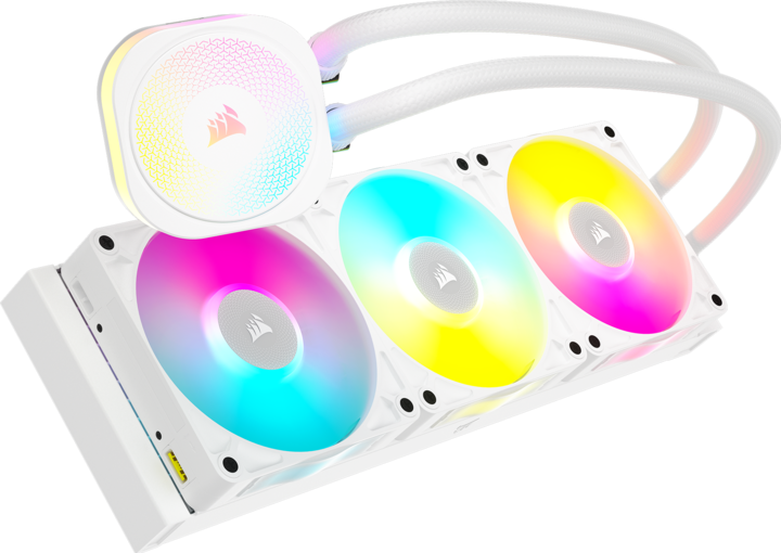Image du produit Corsair iCUE LINK TITAN 360 RX RGB White AIO, 360mm Radiator, Liquid CPU Cooler