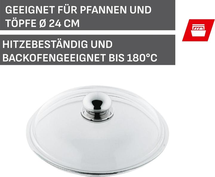 Immagine prodotto Silit 24cm con manopola di metallo (24 cm, Vetro)