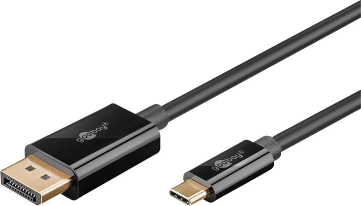 Image du produit Goobay USB-C-auf-DisplayPort-Kabel 4K @ 60 Hz, 3 m, schwarz (3 m)