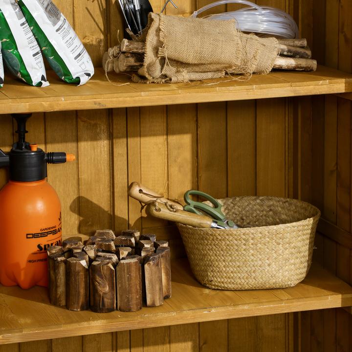 Produktbild Outsunny Gartenschrank mit Lamellentüren