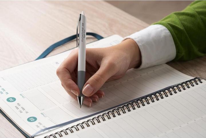 Actual product image Pentel FLOATUNE - Rollerball (Blue, White, 1x)