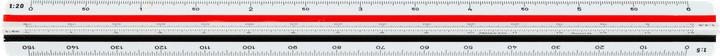 Valeurs nutritives et ingrédients Magni Aristo AR23701EB College Règle triangulaire (réduction 1:2,5 :5 :10 :20 :50 :100, plastique, 30 cm (30 cm)