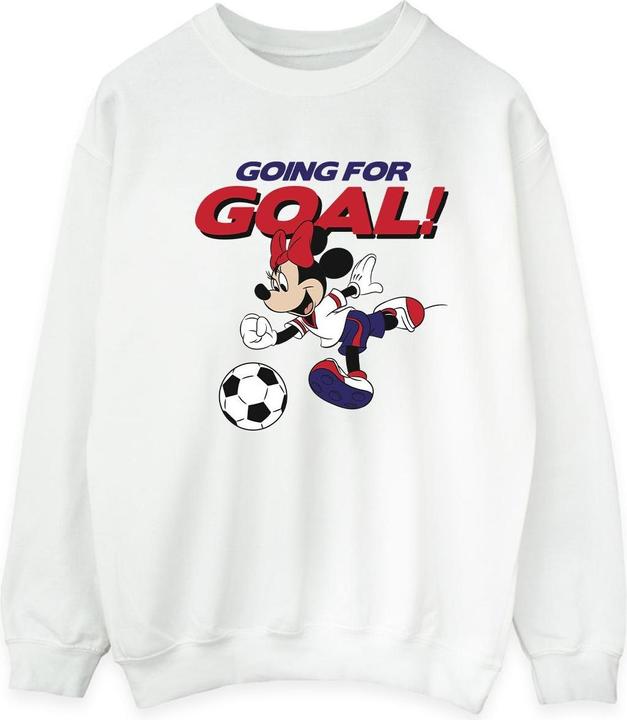 Actual product image Disney Mens Minnie Mouse Going For Goal Sweatshirt (5XL)