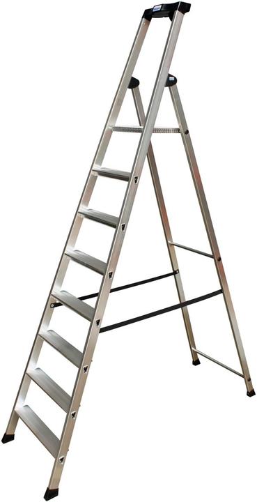 Immagine prodotto Krause Scaletta MONTO Solido alluminio 8 gradini, H: 255.0 cm (Scala doppia, 255 cm)