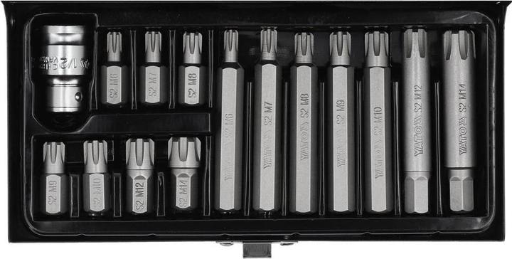 Produktbild Yato SCREWDRIVER BIT SET RIBE M6M14 15PCS