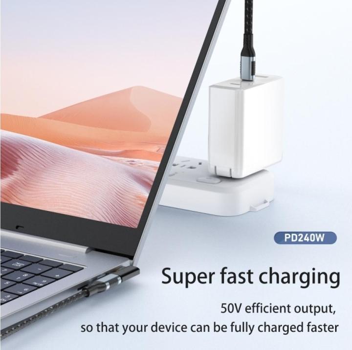 Actual product image PowerGuard USB C – USB C Adapter (USB 4.0, 240 W)