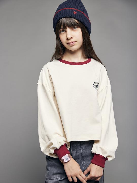 Actual product image Jonen Mädchen Cropped-Shirt mit Motiv hinten (140)