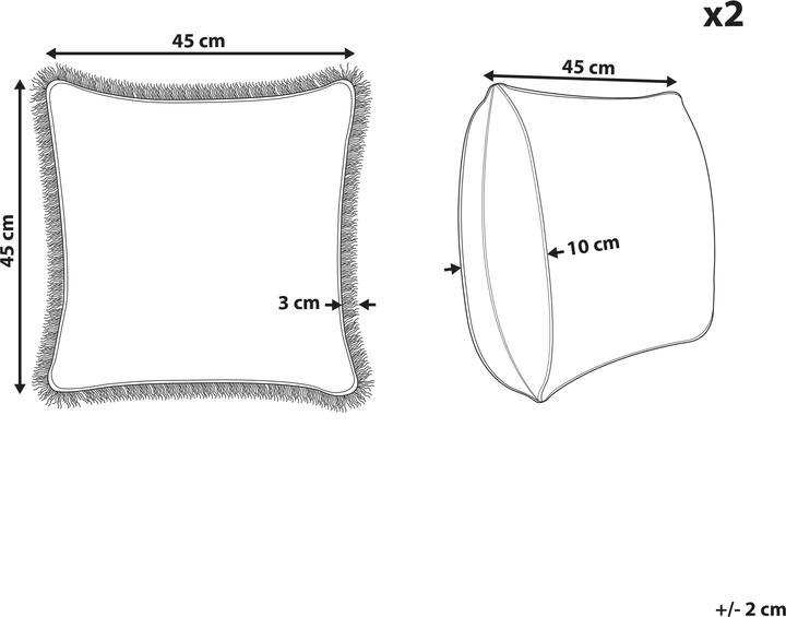 Image du produit Beliani Filix (45 x 45 cm)