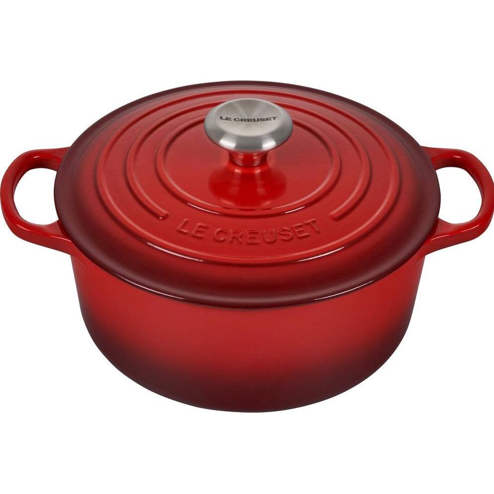 Le Creuset Sig, Pfanne + Kochtopf, Rot