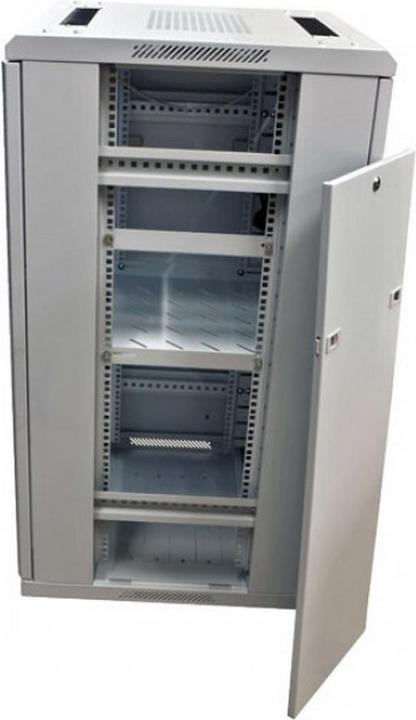 Actual product image Allnet 19 Cabinet 22U W600 / D900mm *light grey* SNB series glass door (22 RU, 19 inch rack)