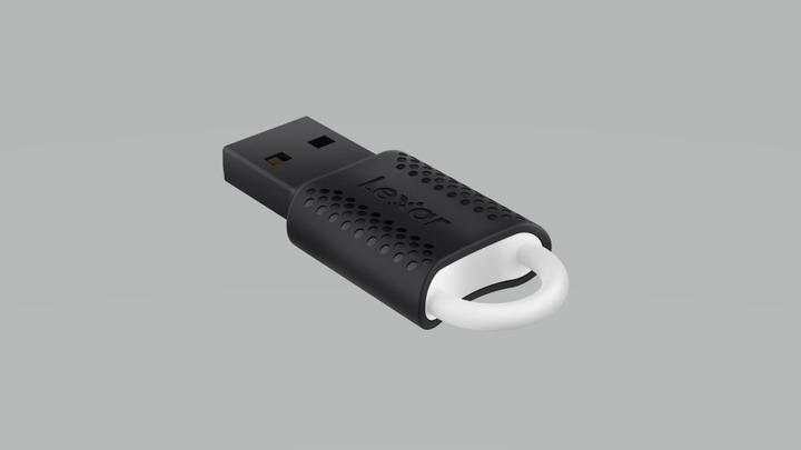 Image du produit Lexar Clé Usb 128Go Jumpdrive V40 2.0 Noire (128 Go, USB-A)