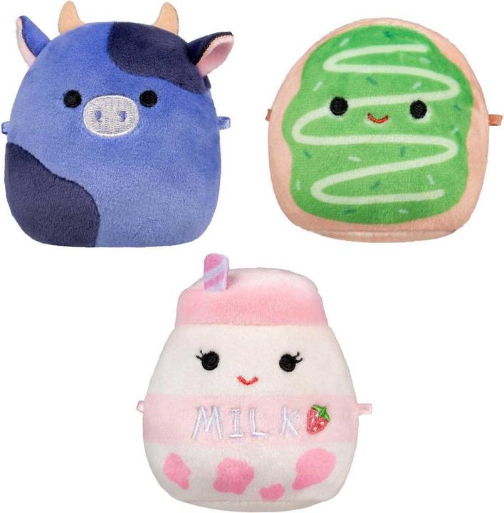 Actual product image Jazwares Squishmallows Plüschtier – Micromallows Ingred, Amelie, Daisuke – 3-tlg. (5 cm)