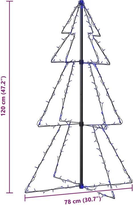 Image du produit vidaXL Weihnachtskegelbaum