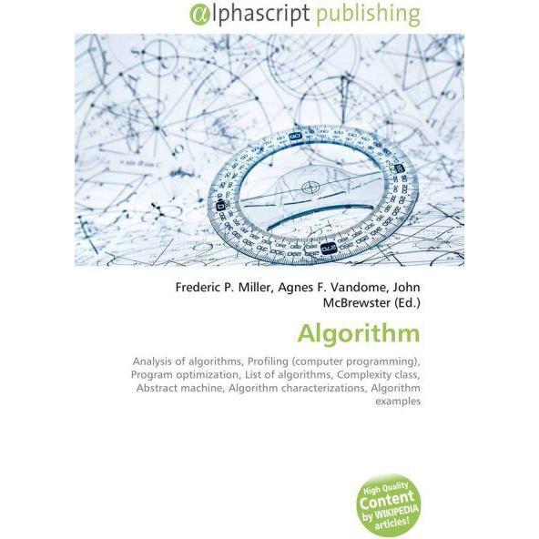 Algorithm, Fachbücher von Agnes F. Vandome, Frederic P. Miller, John McBrewster
