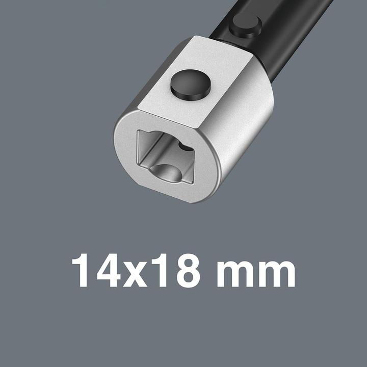 Productafbeelding Wera Click-Torque X 7 momentsleutel 5075657001 (1/2", 10 Nm, 100 Nm)