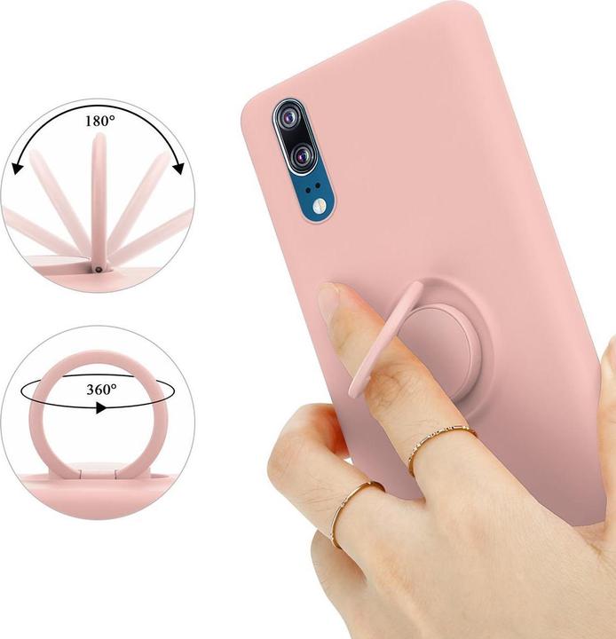Actual product image Cadorabo TPU Liquid Ring Silicone Case Cover (Cubot P20)