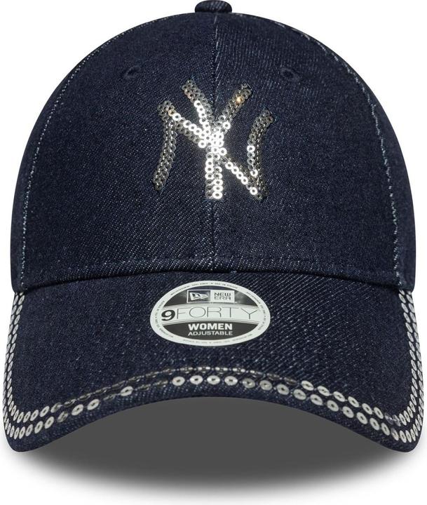 Produktbild New Era 9Forty Damen Cap - Sequin New York Yankees Denim