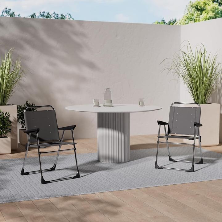 Produktbild Crespo Klappsessel AL/219-M-40, niedrig, anthrazit