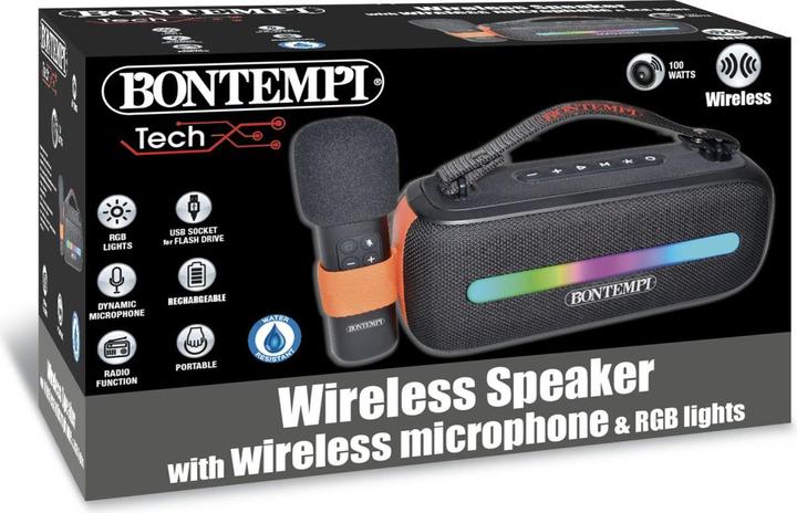 Produktbild Bontempi Wireless Lautsprecher mit Mikrofon 140W