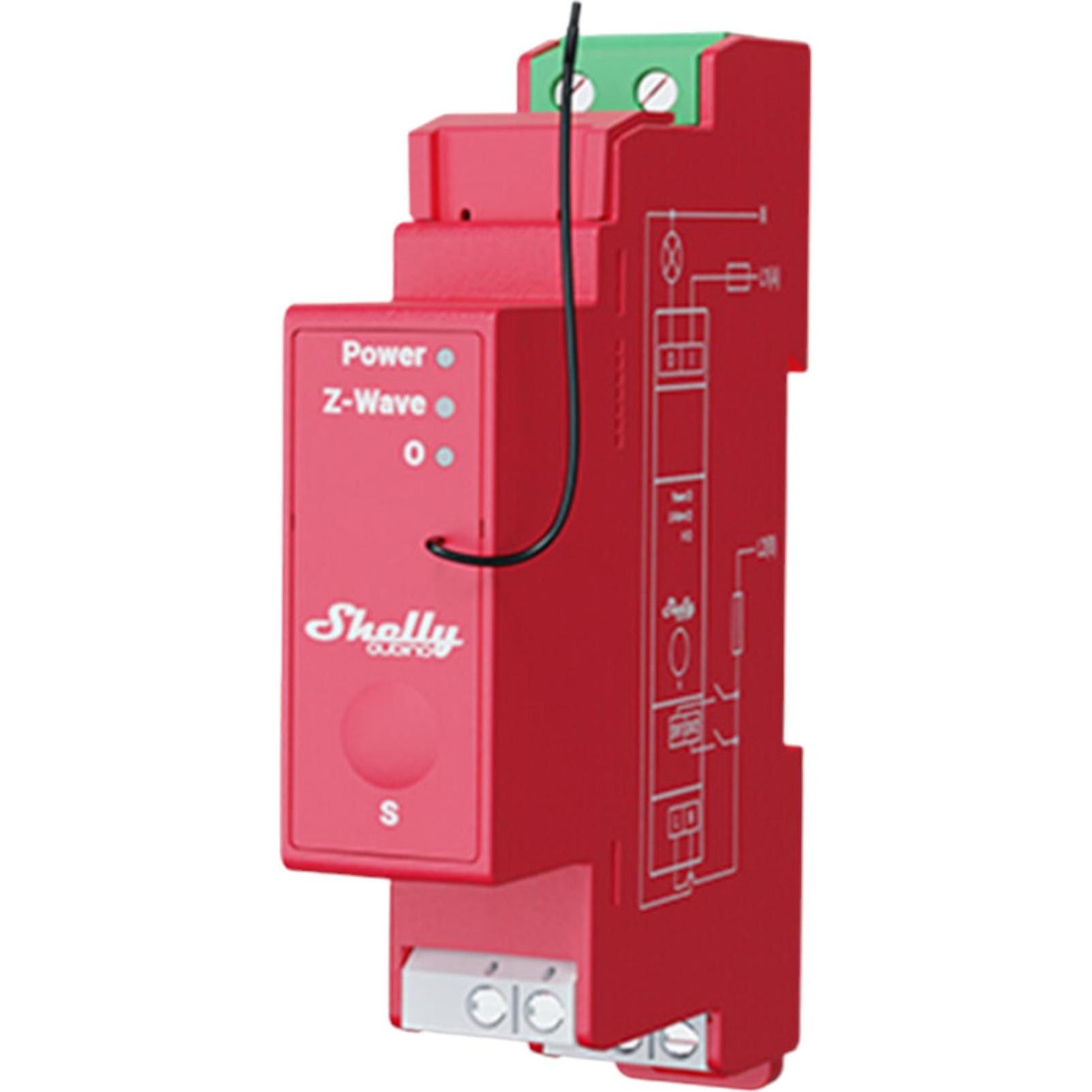 Shelly Relais "Wave Pro 1PM" max 16A Z-Wave DIN-Rail, Relais