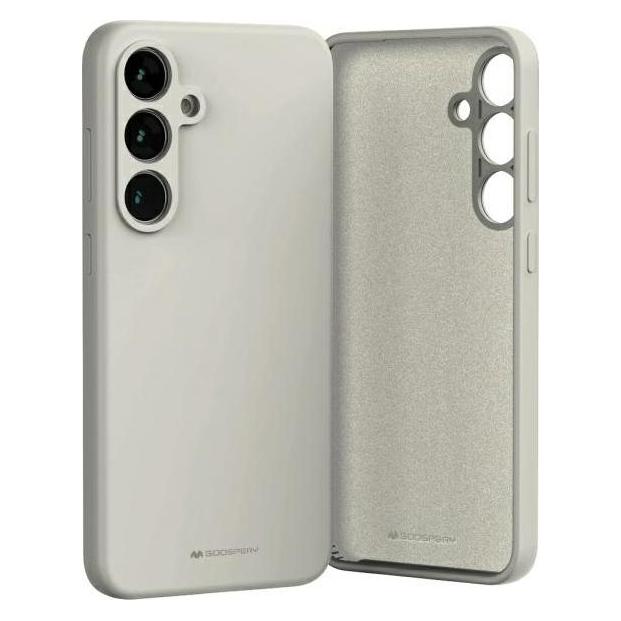 Mercury Grigio Silicone Samsung S24 Fe S721 Stone (Samsung Galaxy S24 Fe), Cover Smartphone,