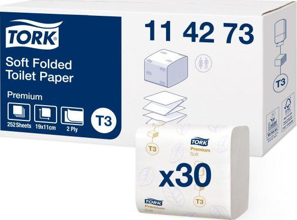 Produktbild Tork Soft Folded Toilet Paper 2 Ply (1 Stk.)