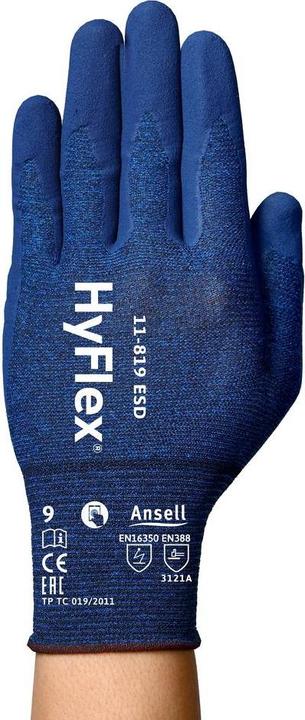 Ansell HyFlex 11819R100-1P Arbeitshandschuh Grösse (Handschuhe): 10 EN 21420:202 (10)