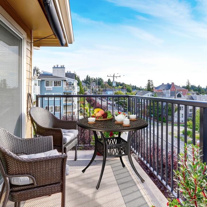 Actual product image Relaxdays garden table