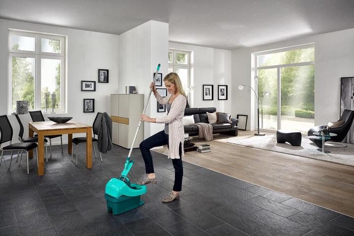 Produktbild Leifheit Set Wischtuchpresse Profi XL mit Rollen und Bodenwischer (1 Stk.)