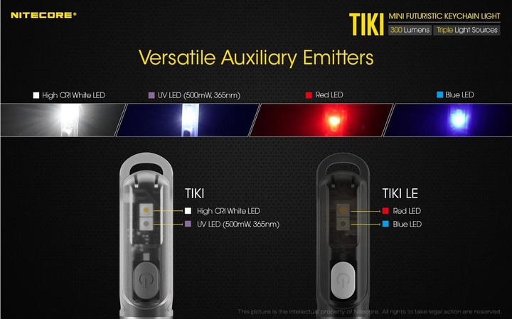 Produktbild Nitecore TIKI LE - 300 Lumen (5.50 cm, 300 lm)