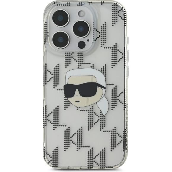 Thumbnail - Karl Lagerfeld KLHCP16LHKLPKHT iPhone 16 Pro 6.3" przezroczysty/transparent hardcase IML Karl Head E (Apple iPhone 16 Pr...