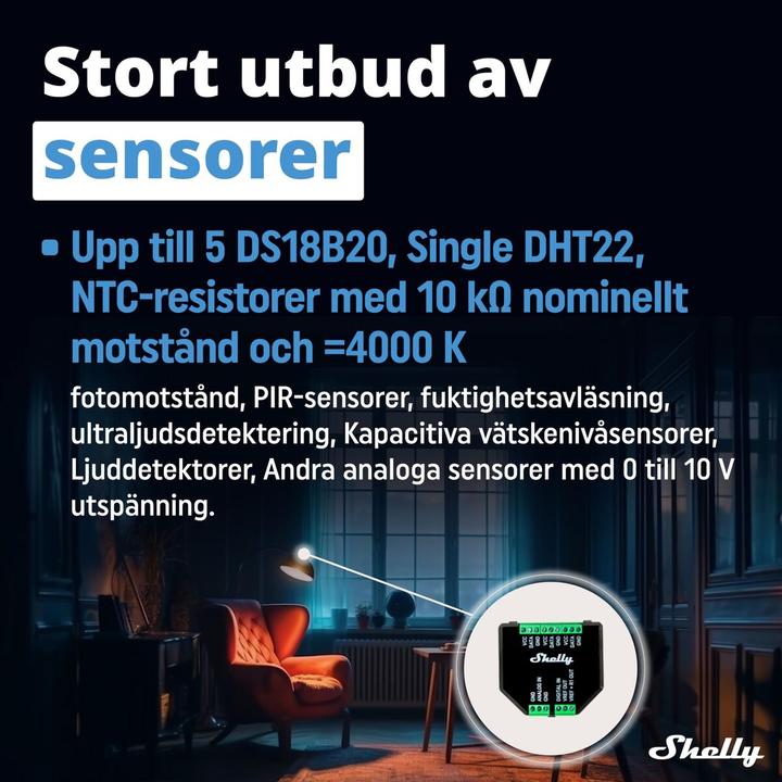 Actual product image Shelly Plus add-on