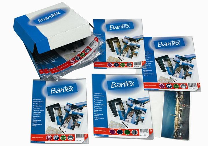Produktbild Bantex Fototaschen 2114 A4 für 4 Fototaschen à 10 Stück (10x)